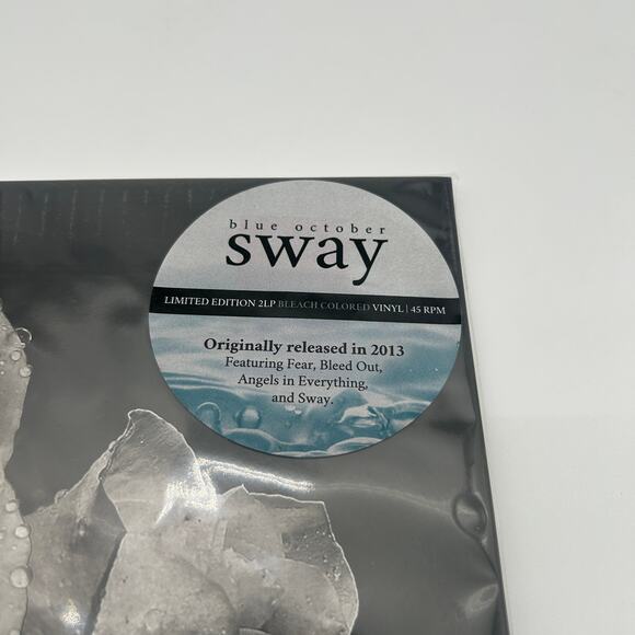 Blue October - Sway 180g Bleach Vinyl Limited Edition - Picture 3 of 4